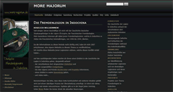 Desktop Screenshot of more-majorum.de