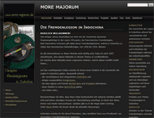 Tablet Screenshot of more-majorum.de